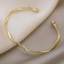 PULSEIRA BRACELETE BANHADA EM OURO 18K